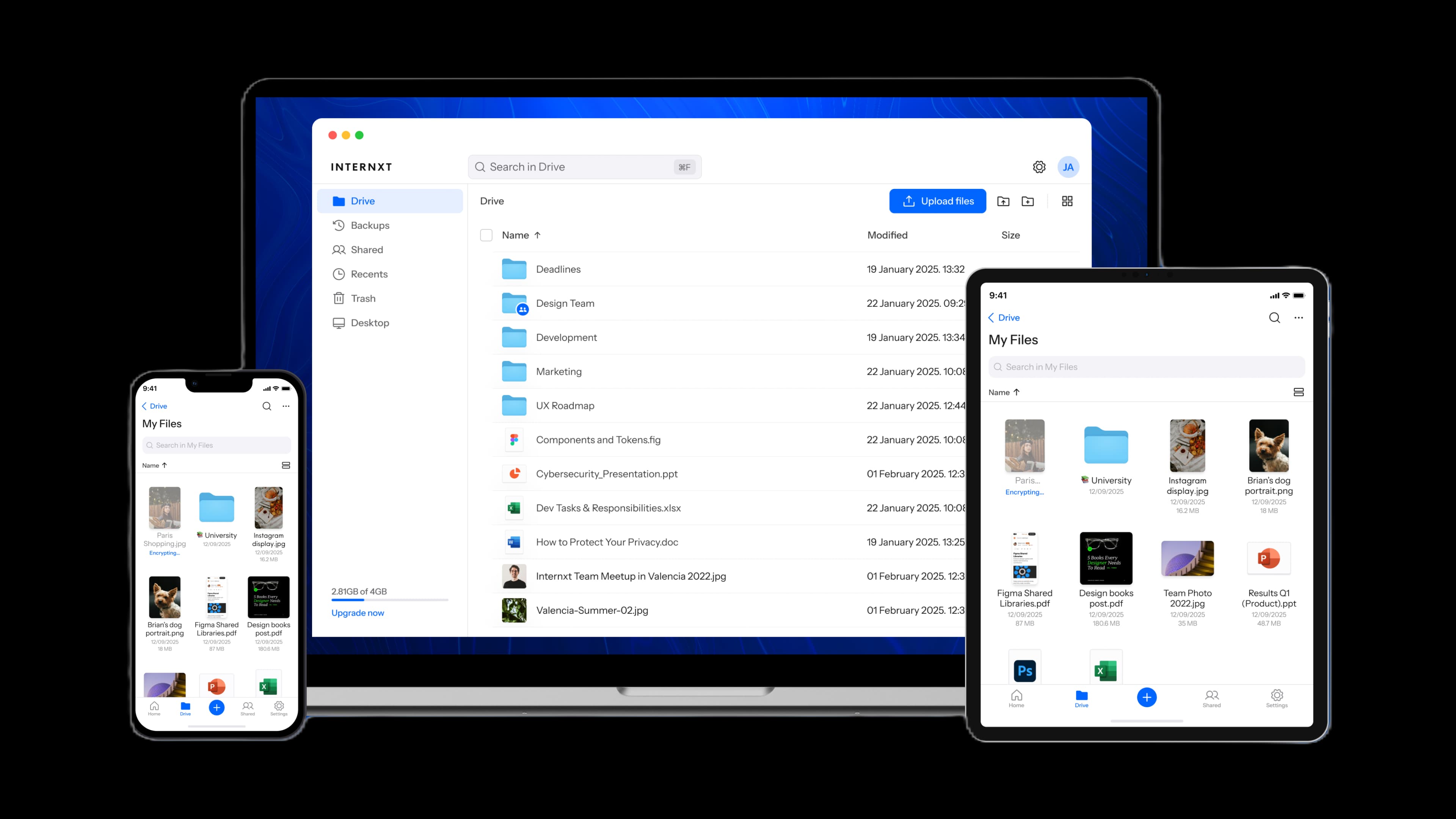 Internxt Secure Cloud Storage